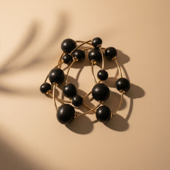 3pcs-Midnight Luxe Ball Station Stretch Bracelet