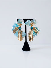 Ocean Bloom Statement Earrings