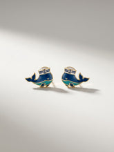 Sailor Whale Stud Earrings