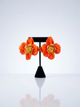 Sunset Bloom Floral Statement Earrings