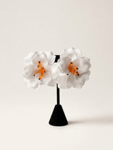 Ivory Petal Bloom Statement Earrings