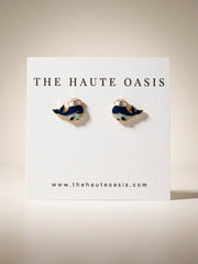 Sailor Whale Stud Earrings
