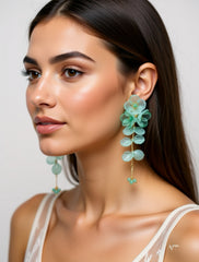 Blossom Cascade Statement Earrings