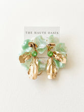 Emerald Bloom Statement Earrings