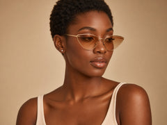 Aurora Blush Cat-Eye Sunglasses