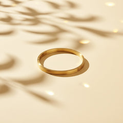 Gold Toned Elegant Bangle