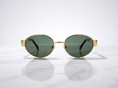 Olive Luxe Oval Sunglasses