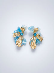 Ocean Bloom Statement Earrings