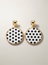 Polka Dot Luxe Statement Earrings