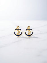 Coastal Anchor Stud Earrings