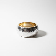 Two Toned Silver &Gold Reversible Cuff Bracelet