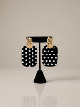 Midnight Muse Polka Dot Statement Earrings