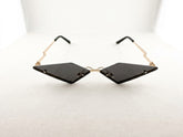 Midnight Luxe Geometric Sunglasses