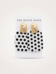 Monaco Muse Polka Dot Statement Earrings