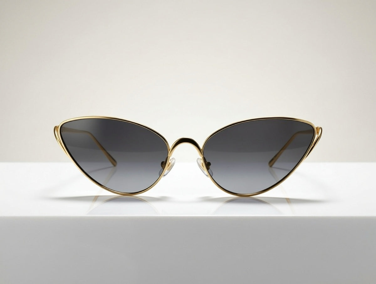 Golden Hour Luxe Cat-Eye Sunglasses
