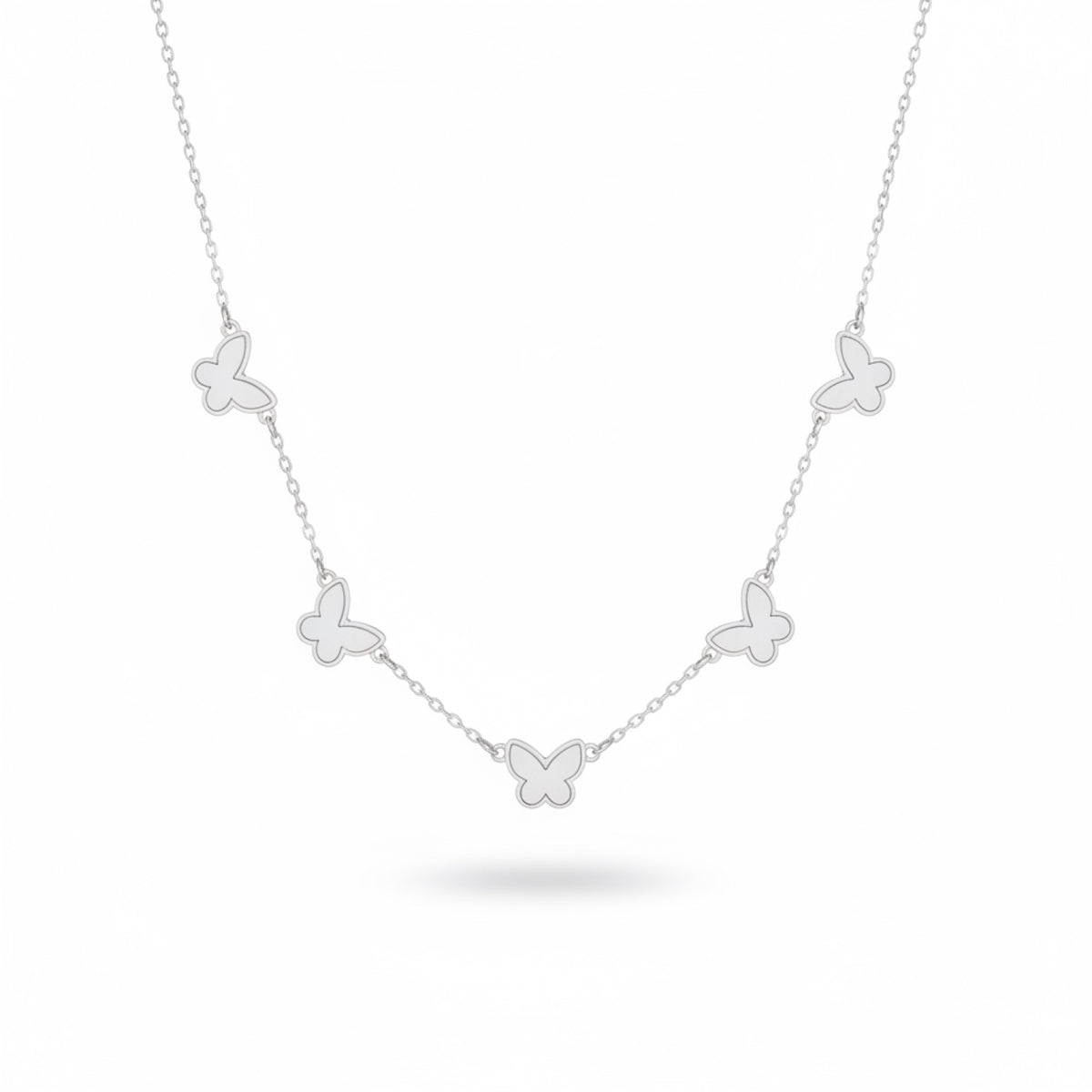 Silver Butterfly Necklace