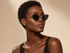 Golden Hour Luxe Cat-Eye Sunglasses