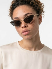 Golden Hour Luxe Cat-Eye Sunglasses