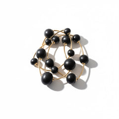 3pcs-Midnight Luxe Ball Station Stretch Bracelet