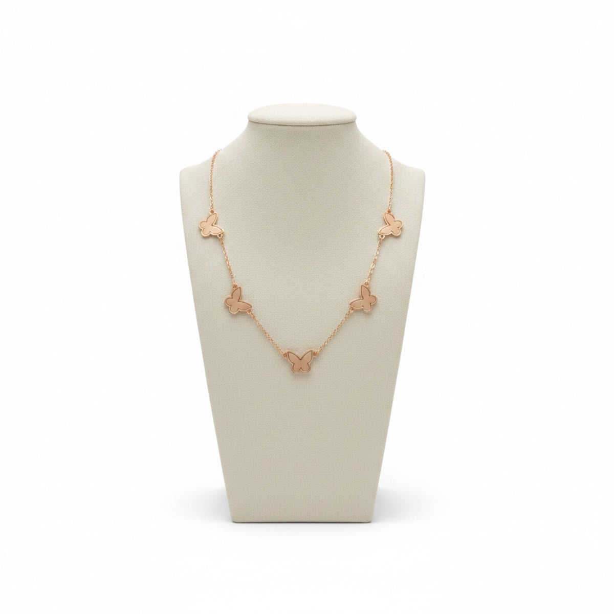 Butterfly Necklace-Gold Tone