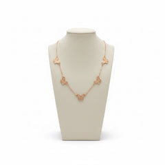 Butterfly Necklace-Gold Tone