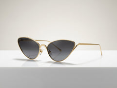 Golden Hour Luxe Cat-Eye Sunglasses