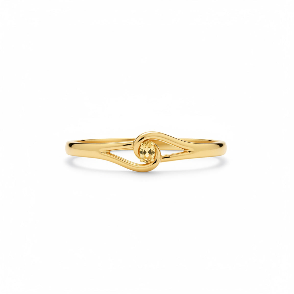 Gold Toned Elegant Infinity Bracelet