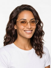 Aurora Blush Cat-Eye Sunglasses