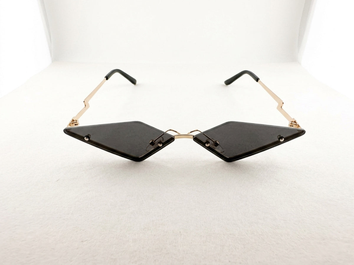 Midnight Luxe Geometric Sunglasses