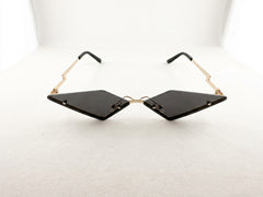 Midnight Luxe Geometric Sunglasses